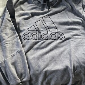 Adidas Heather Gray Crewneck